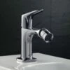 AXOR Citterio M Chrome Single Lever Bidet Mixer Tap With Pop-Up Waste -TAPS UK Sales axor citterio m chrome single lever bidet mixer tap with pop up waste p34328 181000 image