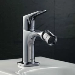 AXOR Citterio M Chrome Single Lever Bidet Mixer Tap With Pop-Up Waste