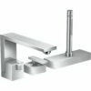 AXOR Edge Chrome 3 Hole Rim-Mounted Bath Mixer Tap
