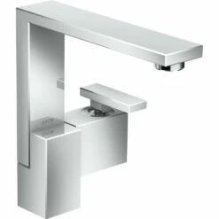 AXOR Edge Chrome Single Lever Basin Mixer Tap 190 WIth Push-Open Waste