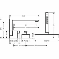 AXOR Edge Polished Gold 3-Hole Rim-Mounted Bath Mixer Tap With With Diamond Cut 5 AXOR Edge Polished Gold 3-Hole Rim-Mounted Bath Mixer Tap With With Diamond Cut -TAPS UK Sales axor edge polished gold 3 hole rim mounted bath mixer tap with with diamond cut p38079 185915 image