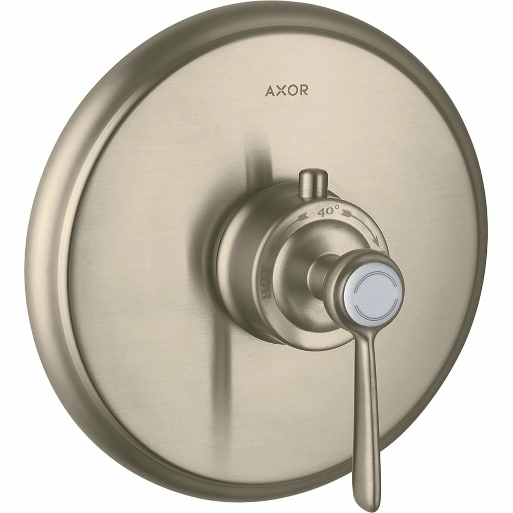 AXOR Montreux Brushed Nickel Concealed Thermostatic Mixer Highflow Shower Valve 3 AXOR Montreux Brushed Nickel Concealed Thermostatic Mixer Highflow Shower Valve