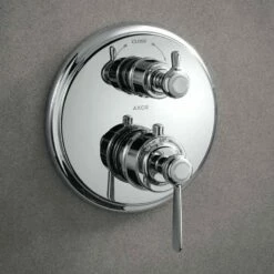 AXOR Montreux Chrome Thermostatic Mixer Shower Valve & Shut Off Diverter Valve