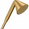 AXOR Showers Front Brushed Brass Hand Shower 85 1Jet -TAPS UK Sales axor showers front brushed brass hand shower 85 1jet p37707 185439 image