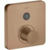 AXOR ShowerSelect Brushed Redgold Thermostatic Mixer Softcube Valve For 1 Outlet -TAPS UK Sales axor showerselect brushed redgold thermostatic mixer softcube valve for 1 outlet p49670 229673 image