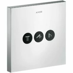 AXOR Showerselect Polished Chrome Concealed Square Shower Valve For 3 Outlets