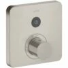 AXOR ShowerSelect Stainless Steel Thermostatic Mixer Softcube Valve For 1 Outlet