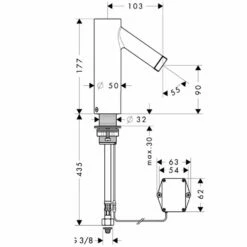 Front Page -TAPS UK Sales axor starck chrome battery operated infrared sensor basin tap 10106000 p34073 168694 image