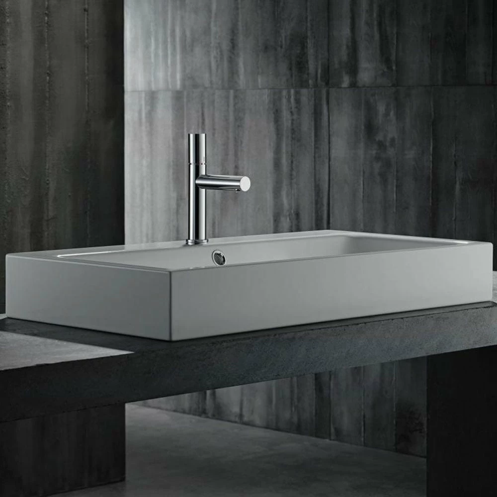 AXOR Uno Chrome Single Lever Basin Mixer Tap 110 Without Waste 5 AXOR Uno Chrome Single Lever Basin Mixer Tap 110 Without Waste - Image 3