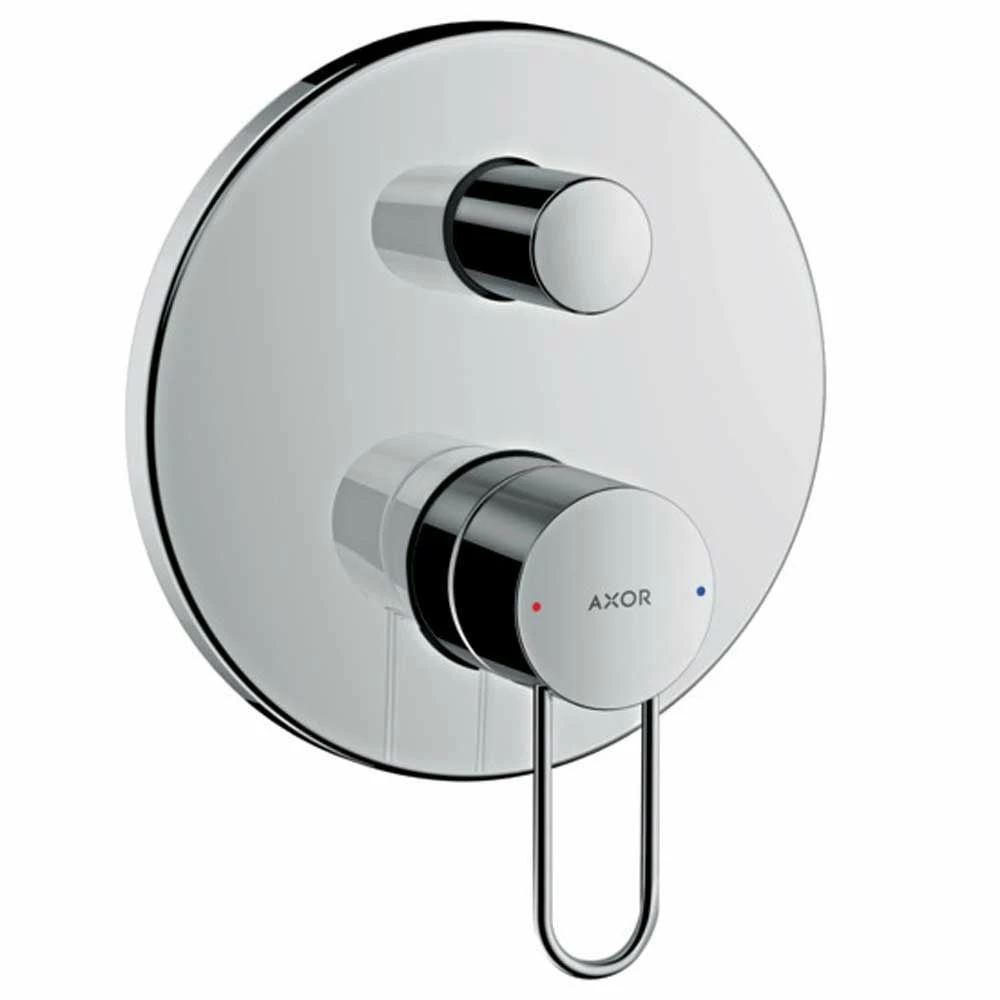 AXOR Uno Chrome Single Lever Manual Bath Mixer Shower Valve With Loop Handle 3 AXOR Uno Chrome Single Lever Manual Bath Mixer Shower Valve With Loop Handle