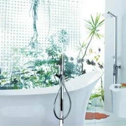 AXOR Urquiola Alpin White Free Standing Bath Tub 1.8m X 0.6m -TAPS UK Sales axor urquiola alpin white free standing bath tub 1 8m x 0 6m p34121 178971 image