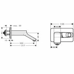 AXOR Urquiola Chrome Concealed Single Lever Basin Mixer Tap With 200mm Spout 9 AXOR Urquiola Chrome Concealed Single Lever Basin Mixer Tap With 200mm Spout -TAPS UK Sales axor urquiola chrome concealed single lever basin mixer tap with 200mm spout p33810 168720 image