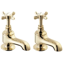 Deva Coronation Gold Bathroom Bath Taps CR20-501