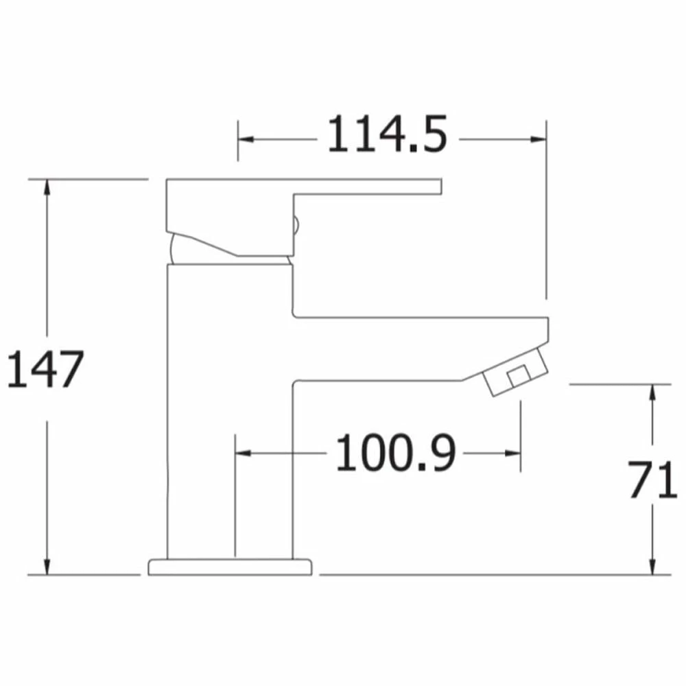 Deva Ethos Chrome Basin & Bath Filler Taps Pack Set 7 Deva Ethos Chrome Basin & Bath Filler Taps Pack Set - Image 5
