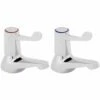Deva Lever Action Chrome Bath Taps DLT102 -TAPS UK Sales deva lever action chrome bath taps dlt102 p11265 178099 image