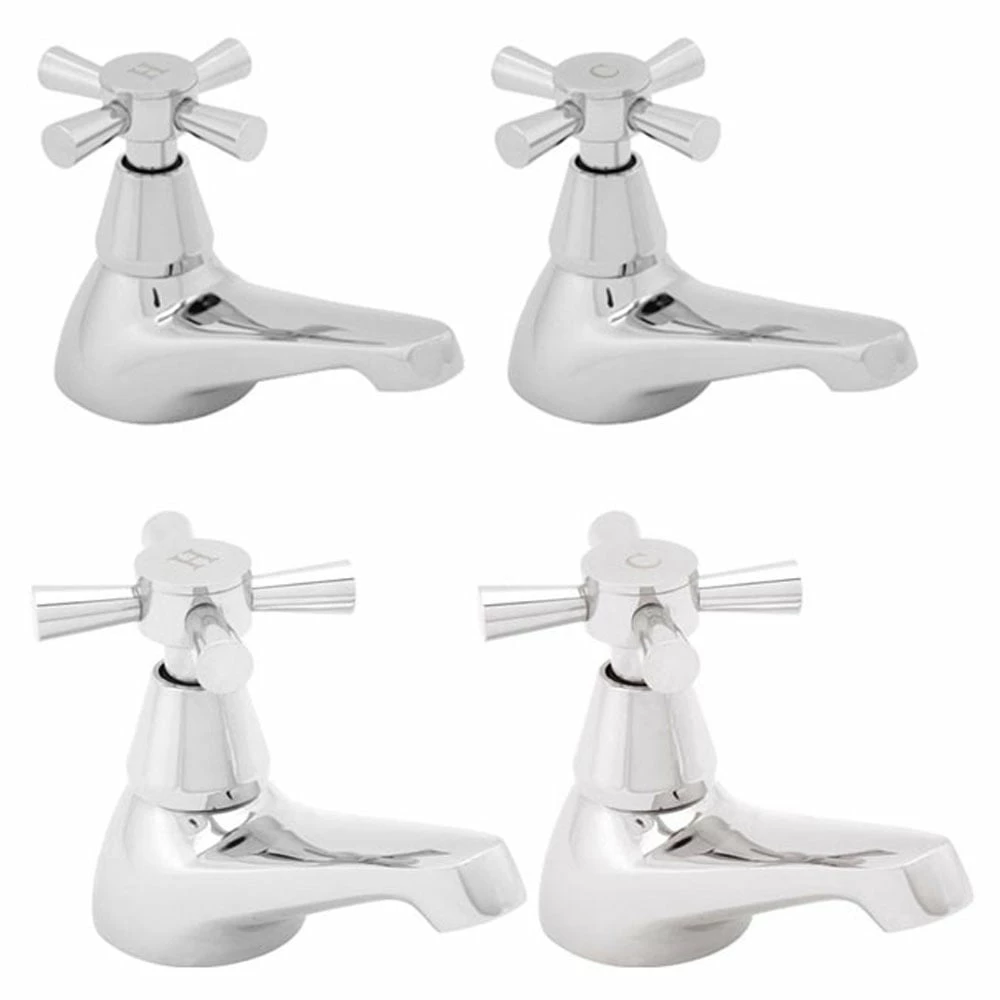 Deva Milan Chrome Basin & Bath Taps Pack Set 3 Deva Milan Chrome Basin & Bath Taps Pack Set