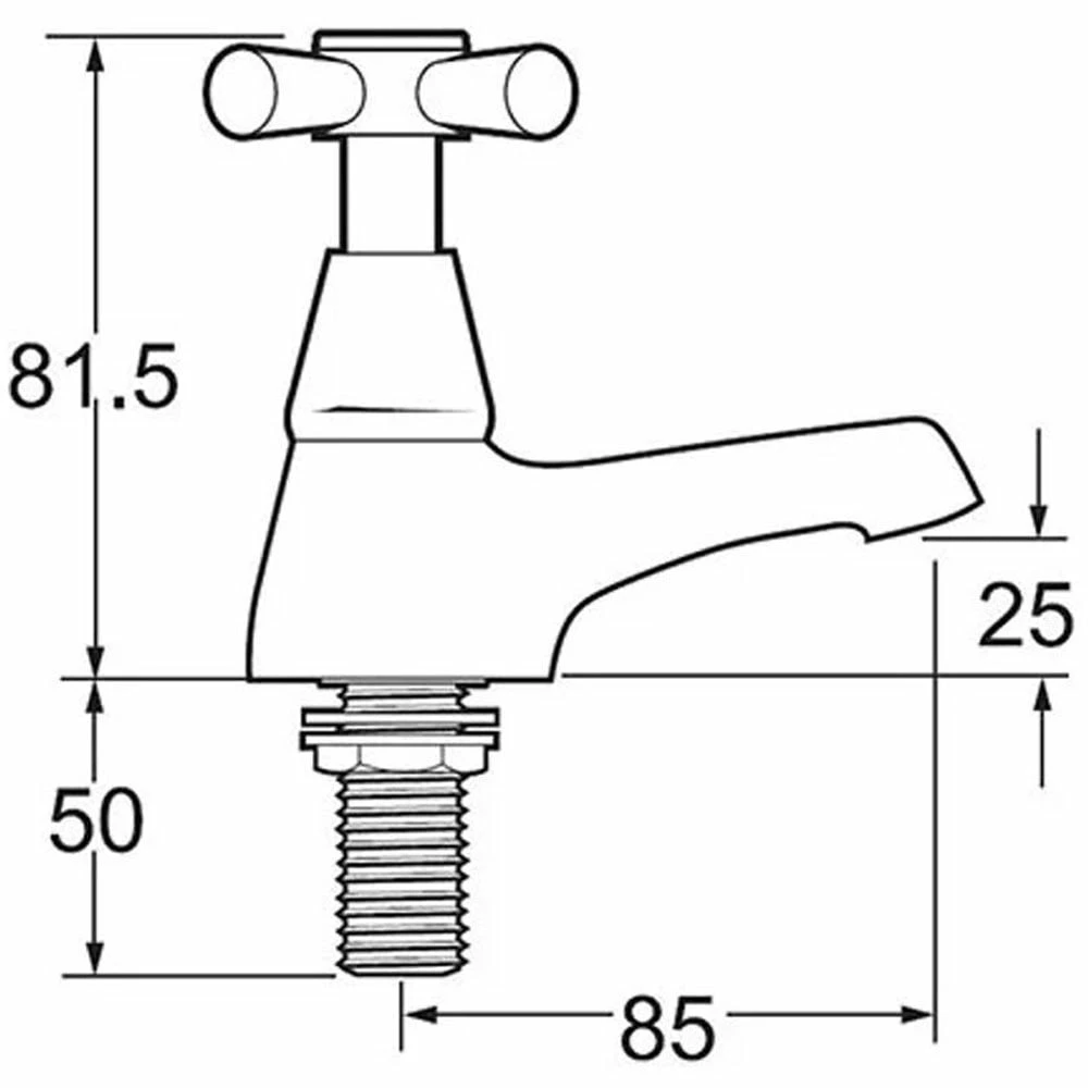 Deva Milan Chrome Basin & Bath Taps Pack Set 7 Deva Milan Chrome Basin & Bath Taps Pack Set - Image 5