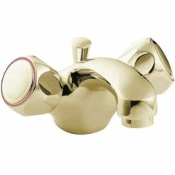 Deva Profile Gold Bath Filler & Basin Mixer Taps Pack Set -TAPS UK Sales deva profile gold bath filler basin mixer taps pack set p45488 218437 image