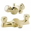 Deva Profile Gold Bath Filler & Basin Mixer Taps Pack Set -TAPS UK Sales deva profile gold bath filler basin mixer taps pack set p45488 220682 image