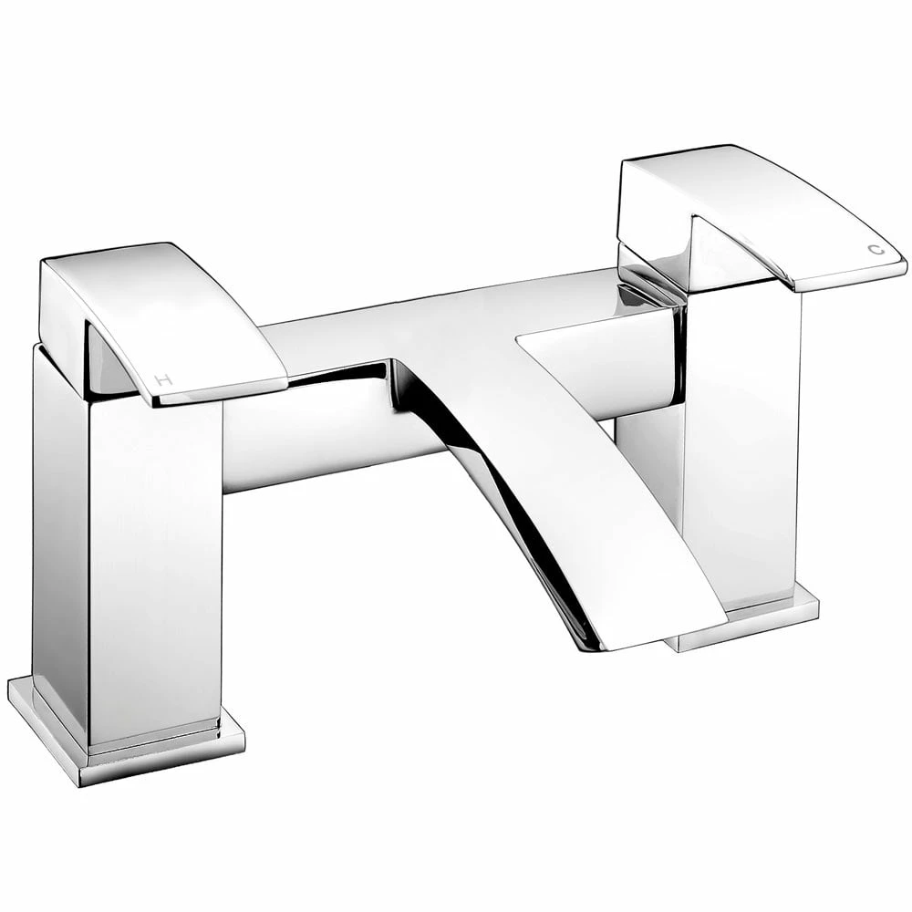 Deva Swoop MK2 Chrome Bath Filler & Basin Taps Pack Set 4 Deva Swoop MK2 Chrome Bath Filler & Basin Taps Pack Set - Image 2