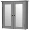 Elation Etienne Dove Grey Traditional Wall Hung Mirror Cabinet 29399/421