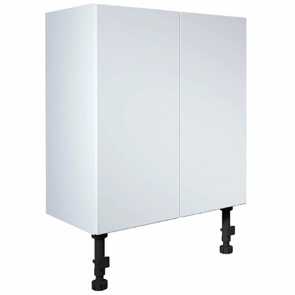 Elation Fitted Pearl Grey Modern Double Base Unit 600mm EF1005/456 3 Elation Fitted Pearl Grey Modern Double Base Unit 600mm EF1005/456