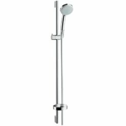 Hansgrohe Croma 100 Chrome Shower Set Vario EcoSmart 9 L/min W/ Shower Rail 90cm