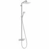 Hansgrohe Croma E Chrome 280 1Jet Showerpipe With Bath Thermostatic