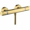 Hansgrohe Ecostat Polished Gold-Optic Exposed Thermostatic Shower Mixer Bar Valve -TAPS UK Sales hansgrohe ecostat polished gold optic exposed thermostatic shower mixer bar valve p44238 215728 image