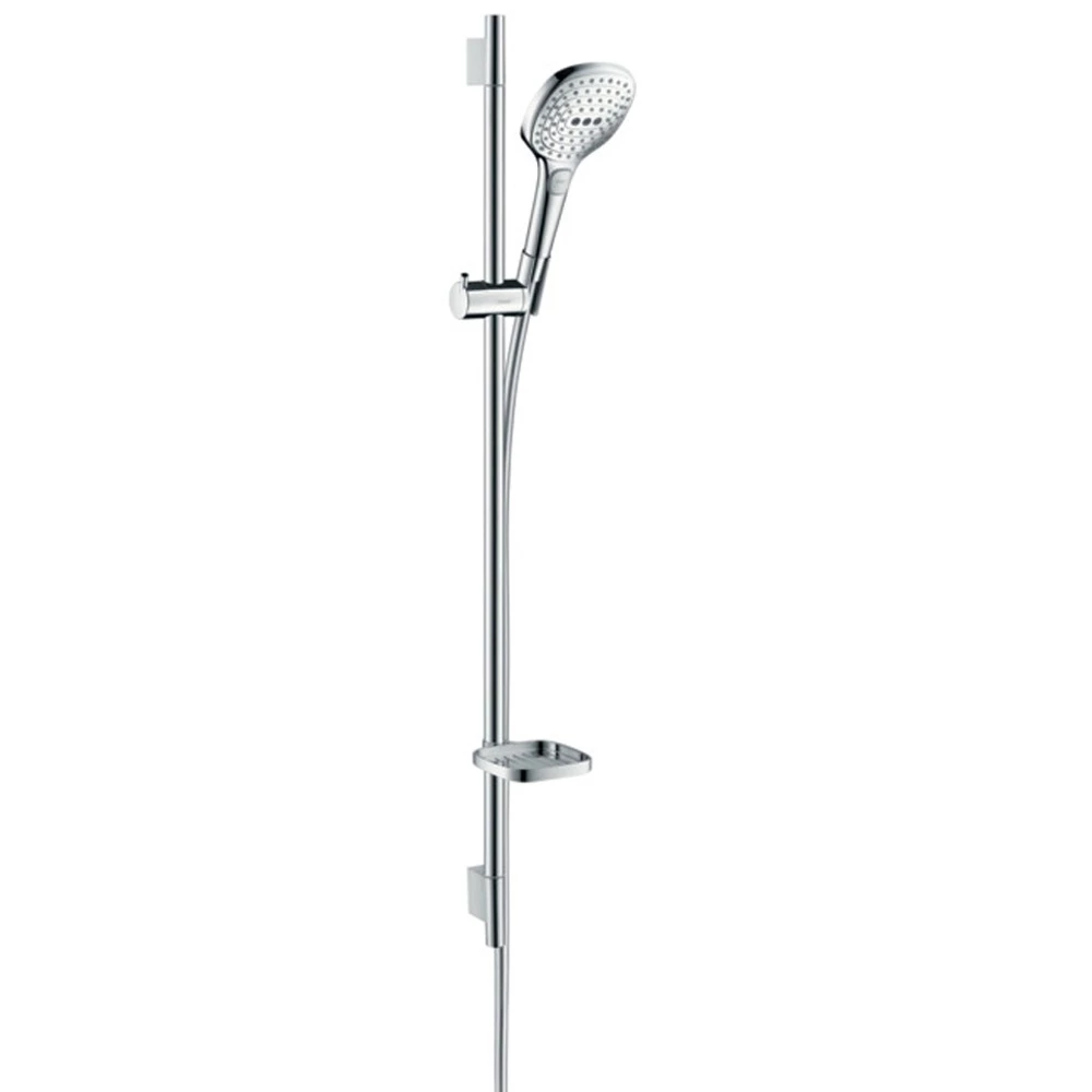 Hansgrohe Ecostat Select 900mm Chrome-White Thermostatic Combi Set & Hand Shower 4 Hansgrohe Ecostat Select 900mm Chrome-White Thermostatic Combi Set & Hand Shower - Image 2