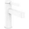 Hansgrohe Finoris Matt White Single Lever Basin Mixer Tap 110 W/ Push-Open Waste -TAPS UK Sales hansgrohe finoris matt white single lever basin mixer tap 110 w push open waste p43668 213565 image