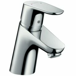 Hansgrohe Focus Chrome Single Lever Basin Mixer 70 LowFlow With Pop-Up Waste