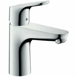 Hansgrohe Focus Chrome Single Lever Basin Mixer Tap 100 CoolStart With Pop-Up Waste
