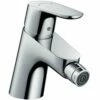 Hansgrohe Focus Chrome Single Lever Bidet Mixer Tap With Push-Open Waste -TAPS UK Sales hansgrohe focus chrome single lever bidet mixer tap with push open waste p42945 210450 image
