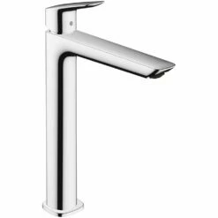 Hansgrohe Logis Chrome Single Lever Basin Mixer Tap 240 Fine With Pop-Up Waste