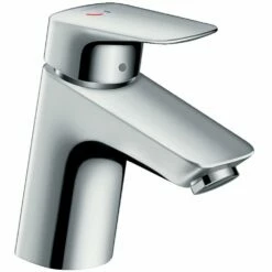 Hansgrohe Logis Chrome Single Lever CoolStart Basin Mixer Tap 70 Without Waste