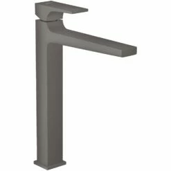 Hansgrohe Metropol Brushed Black Chrome Basin Mixer Tap 260 With Push-Open Waste