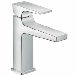 Hansgrohe Metropol Chrome Single Lever Basin Mixer Tap 110 With Push-Open Waste