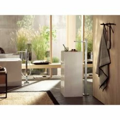 Hansgrohe Metropol Chrome Single Lever Floor Standing Basin Mixer Tap -TAPS UK Sales hansgrohe metropol chrome single lever floor standing basin mixer tap p31083 151246 image