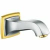 Hansgrohe Metropol Classic Chrome/Gold-Opti Bath Spout -TAPS UK Sales hansgrohe metropol classic chrome gold opti bath spout p42993 210612 image