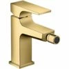 Hansgrohe Metropol Polished Gold-Optic Bidet Mixer Tap With Push-Open Waste -TAPS UK Sales hansgrohe metropol polished gold optic bidet mixer tap with push open waste p43057 211002 image