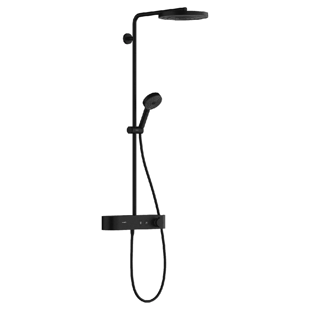 Hansgrohe Pulsify S 260 1Jet Matt Black Shower Pipe Set With ShowerTablet Select 400 3 Hansgrohe Pulsify S 260 1Jet Matt Black Shower Pipe Set With ShowerTablet Select 400