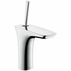 Hansgrohe PuraVida Chrome Single Lever Basin Mixer Tap 110 With Pop-Up Waste