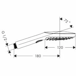 Hansgrohe Raindance Select E Brushed Bronze 120 3jet Hand Shower 7 Hansgrohe Raindance Select E Brushed Bronze 120 3jet Hand Shower -TAPS UK Sales hansgrohe raindance select e brushed bronze 120 3jet hand shower p45246 217709 image