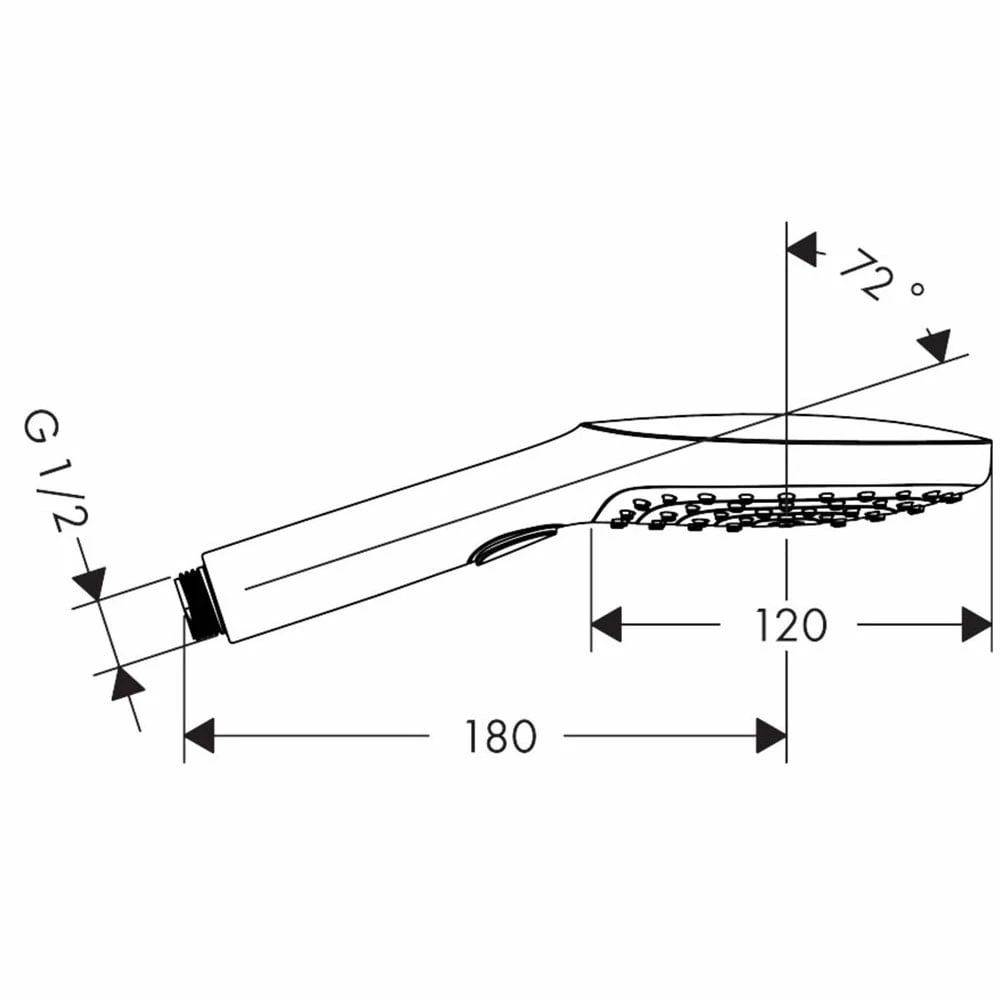 Hansgrohe Raindance Select E Brushed Bronze 120 3jet Hand Shower 5 Hansgrohe Raindance Select E Brushed Bronze 120 3jet Hand Shower - Image 3
