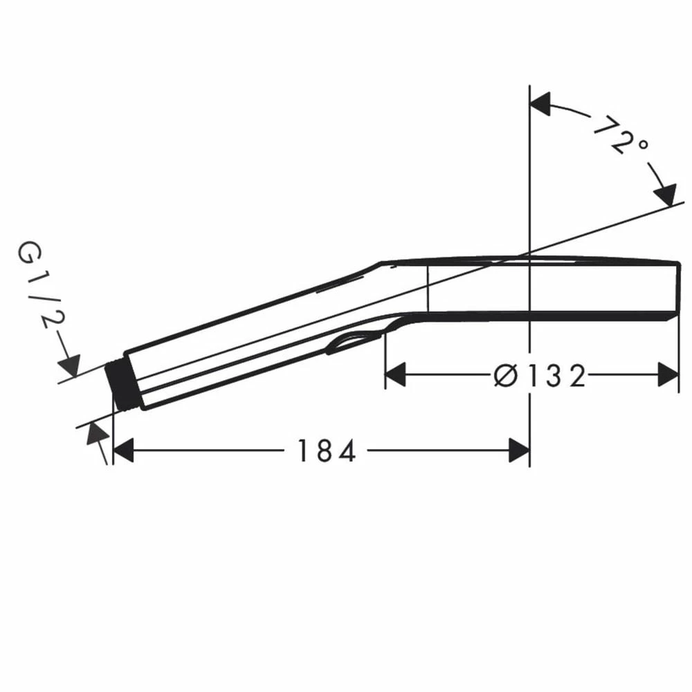 Hansgrohe Rainfinity 130 3 Jet Brushed Bronze Hand Shower Head 4 Hansgrohe Rainfinity 130 3 Jet Brushed Bronze Hand Shower Head - Image 2