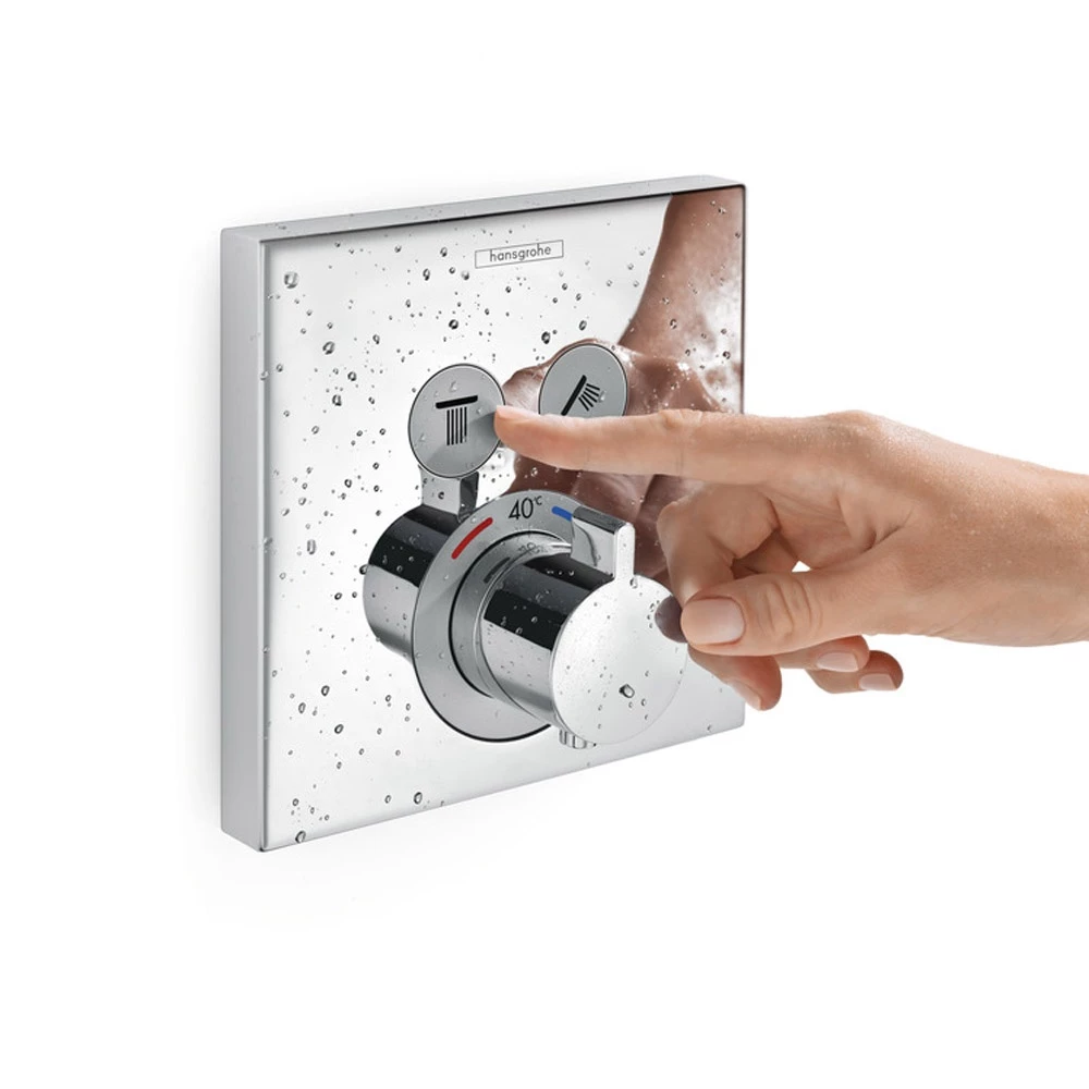 Hansgrohe System 4 Raindance Select E Chrome Thermostatic Shower Kit 7 Hansgrohe System 4 Raindance Select E Chrome Thermostatic Shower Kit - Image 5