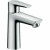 Hansgrohe Talis E Chrome Single Lever Basin Mixer Tap 110 With Pop-Up Waste -TAPS UK Sales hansgrohe talis e chrome single lever basin mixer tap 110 with pop up waste p42502 209307 image