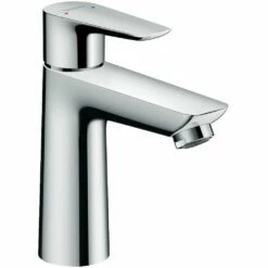 Hansgrohe Talis E Chrome Single Lever Basin Mixer Tap 110 With Pop-Up Waste