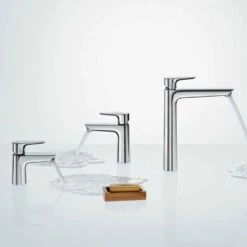 Hansgrohe Talis E Chrome Single Lever Basin Mixer Tap 240 Without Waste -TAPS UK Sales hansgrohe talis e chrome single lever basin mixer tap 240 without waste p30520 179292 image